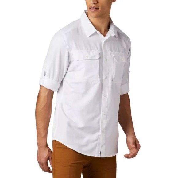 Mountain HardWear Shirt Lightweight Long Sleeve Utility UPF 50 Hard Wear - Picture 2 of 16